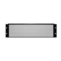 Adam Hall 87223VR 19" U-shaped ventilation panel with round holes, 3U - Adam Hall