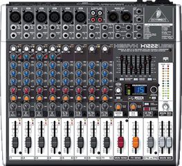 BEHRINGER Xenyx X1222USB 12-Input 2/2-Bus USB/Audio Interface Mixing Console - Behringer