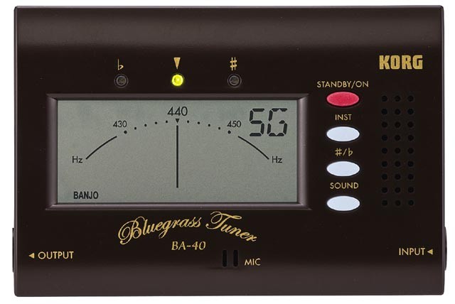 KORG BA-40 Bluegrass Digital Tuner - KORG