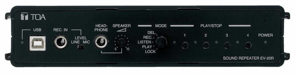 TOA EV-20R Digital Message Repeater w/USB - TOA