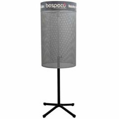 BESPECO SLEXPOA Roating and height adjustable small SILOS display - BESPECO