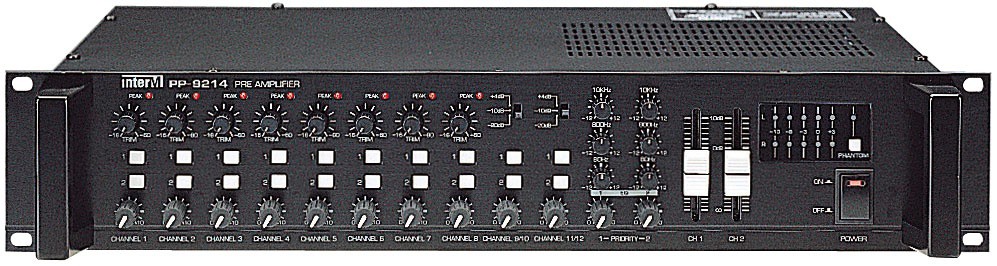 INTER-M PP-9214 Mixer/Pre-Amplifier - InterM