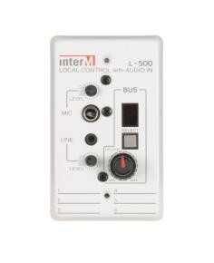 INTER-M L-500 LOCAL CONTROL WITH AUDIO IN - InterM