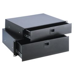 Adam Hall 87403E - 19" Economy rackmount drawer - 3 U - Adam Hall