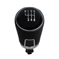 Πόμολο ταχυτήτων μαύρο συμβατό για VW Golf Plus V/ Sharan/ Tiguan 6ταχ