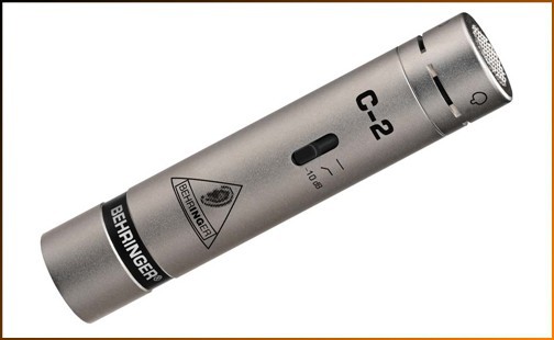 BEHRINGER C-2 - 2 Matched Studio Condenser Microphones - Behringer