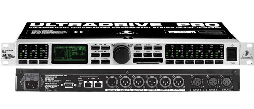 BEHRINGER DCX2496 PRO Ultra High-Precision Loudspeaker Management System - Behringer