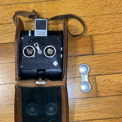 Σπάνια φωτογραφική μηχανή  Stereo Rocca συλλεκτική Ιαπωνική 1956 Vintage με τη θήκη τσαντάκι της / Νο 57320 / αριθμημενη / συλλεκτική