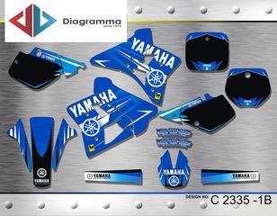 ΣΕΤ ΑΥΤΟΚΟΛΛΗΤΑ ΓΙΑ YAMAHA YZ 250 1991-1992 ΚΙΤ ΓΡΑΦΙΚΩΝ DECALS KIT