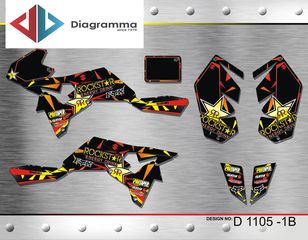 ΣΕΤ ΑΥΤΟΚΟΛΛΗΤΑ ΓΙΑ SUZUKI LTR 450 2006-2014 ΚΙΤ ΓΡΑΦΙΚΩΝ DECALS KIT