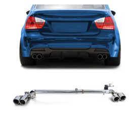 Τετραπλοί σωλήνες μετατροπής εξάτμισης για BMW E90 E91 323 325 328 330