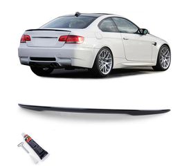 Sport πίσω σπόιλερ μαύρο γυαλιστερό με ABE για BMW 3er E92 Coupe 2006-2013