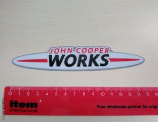 ΣΕΤ ζευγάρι (2 τεμάχια) αυτοκόλλητα εμβλήματα για Mini cooper John Cooper Works