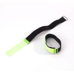 Adam Hall VR 5050P Hook and Loop Cable Tie 500 x 50 mm YELLOWGREEN - Adam Hall
