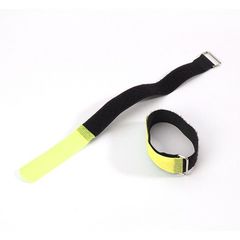 Adam Hall VR 2530 YEL Hook and Loop Cable Tie 300 x 25 mm yellow - Adam Hall