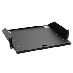 Adam Hall 87555 Rack Tray 19" 2U With Drawer Slides - Adam Hall