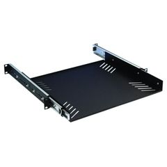 Adam Hall 87556 19" Rackmount Tray 1U With Drawer Slides - Adam Hall