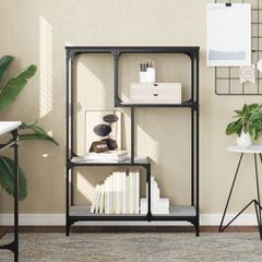 Βιβλιοθήκη Γκρι Sonoma 81 x 36 x 115 εκ. Επεξεργ. Ξύλο / Ατσάλι 835407