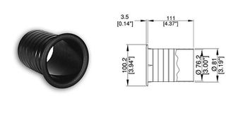 PENNELCOM M1702-SPEAKER PORT TUBE - PENN-ELCOM
