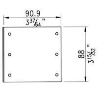 PENNELCOM 51220-20 MSB ENDPLATE RACKMOUNT 2 X 2U - PENN-ELCOM-thumb-1