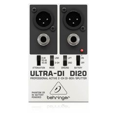 BEHRINGER ULTRA DI20 PROFESSIONAL 2-CHANNEL DI-BOX-SPLITTER - Behringer