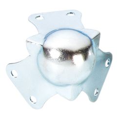 Adam Hall AC4112 - Small ball corner - 3 - leg - zinc plat - Adam Hall