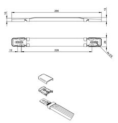 Adam Hall 3419 - Strap handle large - Adam Hall-thumb-1
