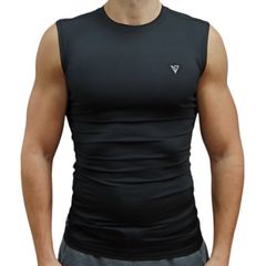 Magnetic North Mens Compression Sleeveless Top Black 50032