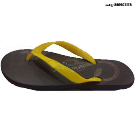 Caan Flip Flop Brown-Yellow 4080002
