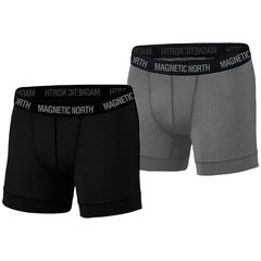 Magnetic North Boxer 2Pack Black-Gray 50020