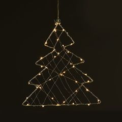 Χριστουγεννιάτικο δέντρο με 40 ΜINI LED θερμό χρώμα φωτός με καλώδιο χαλκού & διάσταση 285xh295mm