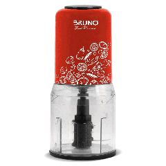 Πολυκόπτης BRUNO με 2 ταχύτητες ισχύος 400W χωρητικότητας 500ml με 4 λεπίδες σε κόκκινο χρώμα