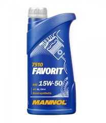 Ορυκτελαιο-Λιπαντικό μηχανής Mannol FAVORIT 15W-40 1LT