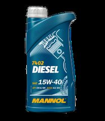 Λιπαντικό Μηχανής Mannol DIESEL 15W-40 1L
