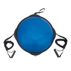 Balance Ball με Ξύλινη Βάση Μπλε 63cm AMILA 48192