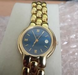 Venus  συλλεκτικό σπάνιο Ελβετικό vintage γυναικείο ρολόι χειρός με φύλλο χρυσού 