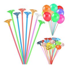 Μπαλόνια Balloons με Stick 10pcs