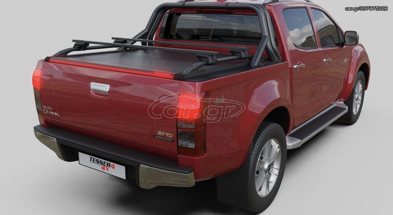 Tessera Roll+ ρολό καπάκι σε Μαύρο Ματ Isuzu D-Max 2012+ & 2017-2020