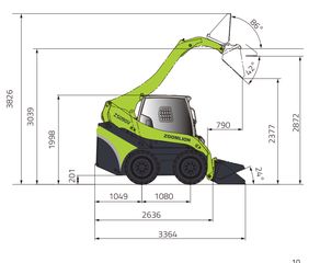 Φορτωτάκι JCB 2025 ZS090V με Kubota κινητήρα 65hp ***TruckCrane***-thumb-14
