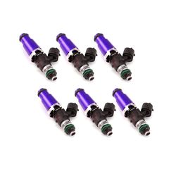 Injector Dynamics ID2000, for Commodore VS/VY 3.8L S/C V6. 14mm (purple) adapter top. Set of 6. 2000.60.14.14.6