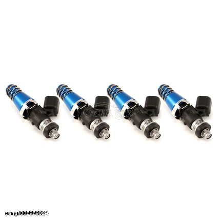 Injector Dynamics ID2000, for 90-05 Miata, 1.6L / 1.8L, 11mm (blue) adaptors, -204 lower cushions (remove lower o-ring retainer) Set of 4. 2000.11.02.60.11.4