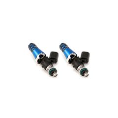 Injector Dynamics ID2000, for 89-92 RX-7 (incl. Turbo II). 11mm (blue) adaptor top. -204 / 14mm lower o-rings. Set of 2.