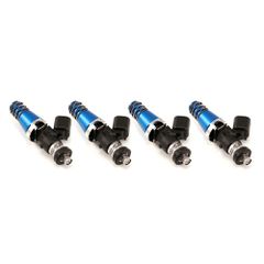 Injector Dynamics ID2000, for Eclipse GST/GSX, 2.0L turbo. 11mm (blue) adapter tops. Denso lower.  Set of 4. 2000.60.11.D.4
