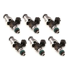 Injector Dynamics ID2000, for Nissan Patrol.  14mm (grey) adapter top. Set of 6. 2000.48.14.14.6