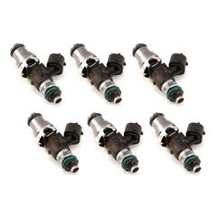 Injector Dynamics ID2600, for Nissan Patrol.  14mm (grey) adapter top. Set of 6. 2600.48.14.14.6