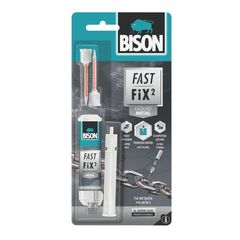 Κόλλα 2 συστατικών για μέταλλα 10gr Bison Fast Fix² Liquid Metal 10gr