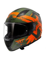 LS2 FF353 Rapid II Thunderbirds Matt Orange