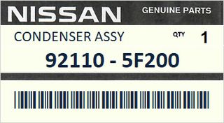 Ψυγείο A/c NISSAN MICRA K11 1996-1998 #921105F200