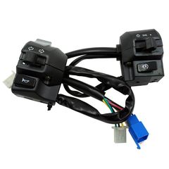 Yamaha YBR 125 2002- 2013 καινούριοι διακόπτες L+R Φώτων-Φλας-Κόρνας,ON-OF -thumb-1