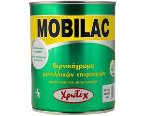 MOBILAC Βερνικόχρωμα (λαδομπογιά) μεταλλικών επιφανειών γυαλιστερό Νο117 ΚΥΠΑΡΙΣΣΙ  (RAL6009)  0.75lt